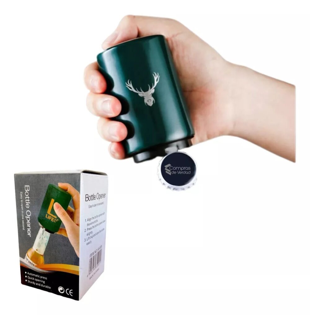 Destapador botella magnético automático