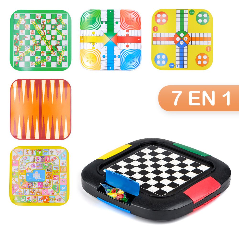 Juego de mesa 7 en 1 familiar - Image 3