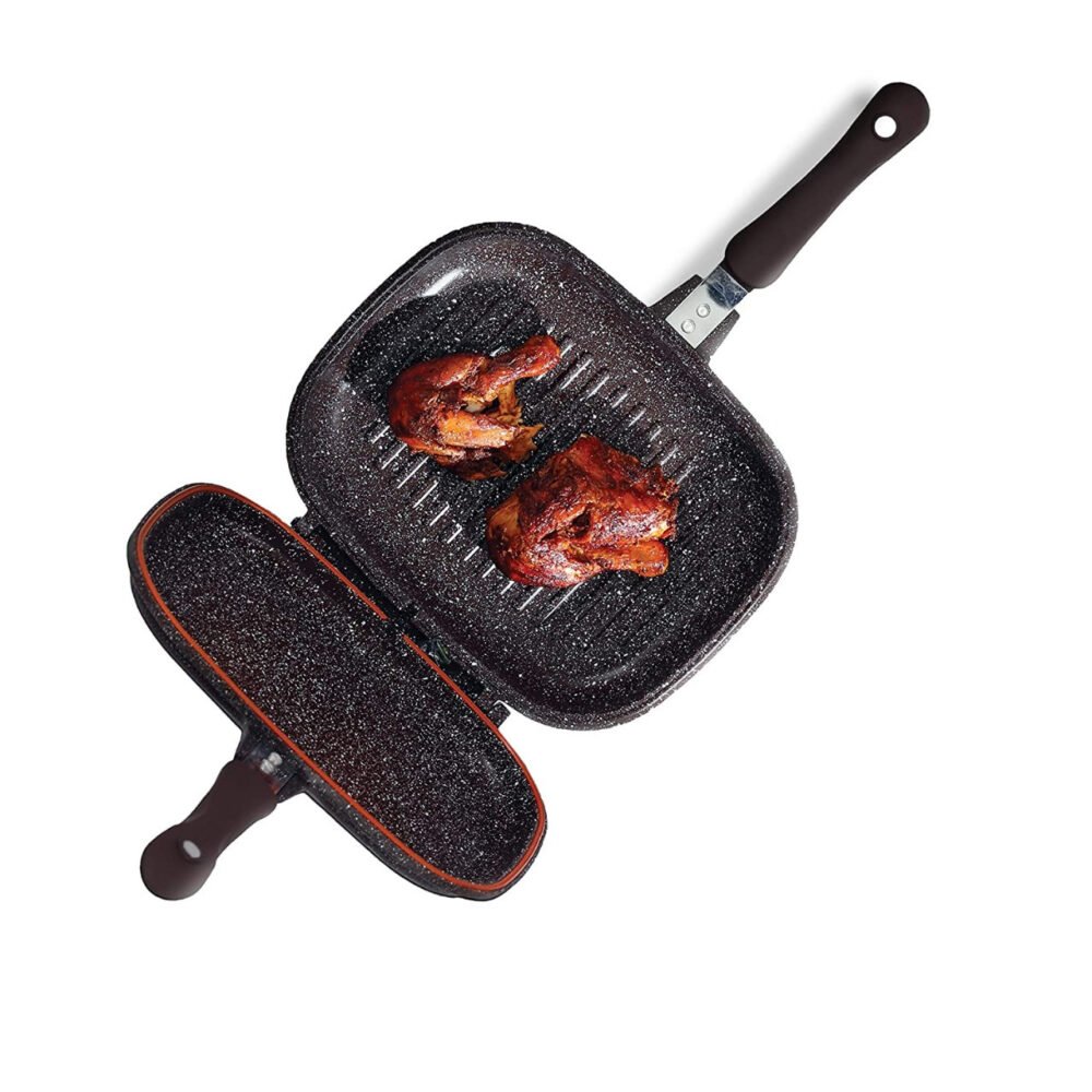 Sartén doble parrilla antiadherente - Image 3