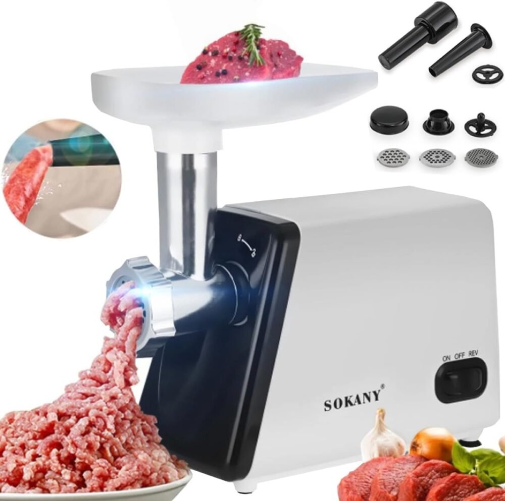 Molino de carne eléctrico Sokany