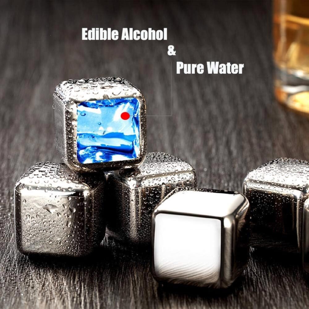 Set X8 cubos hielo reutilizables ácero - Image 6