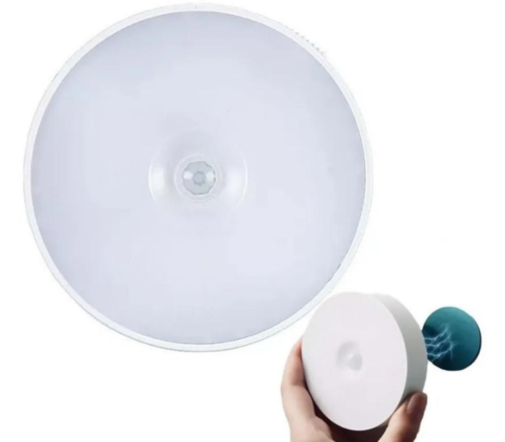Luz con sensor de movimiento recargable x3