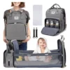 Morral pañalera bebé tipo cuna portátil